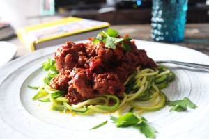 For Fast Weight Loss Make the Switch - Courgetti Bolognese