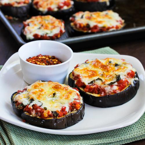 Meatless Monday Weight Loss Recipe - Eggplant Pizza