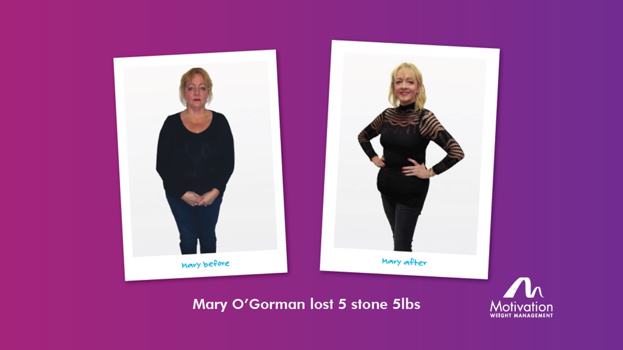 Motivation Weight loss Transformation Mary O'Gorman
