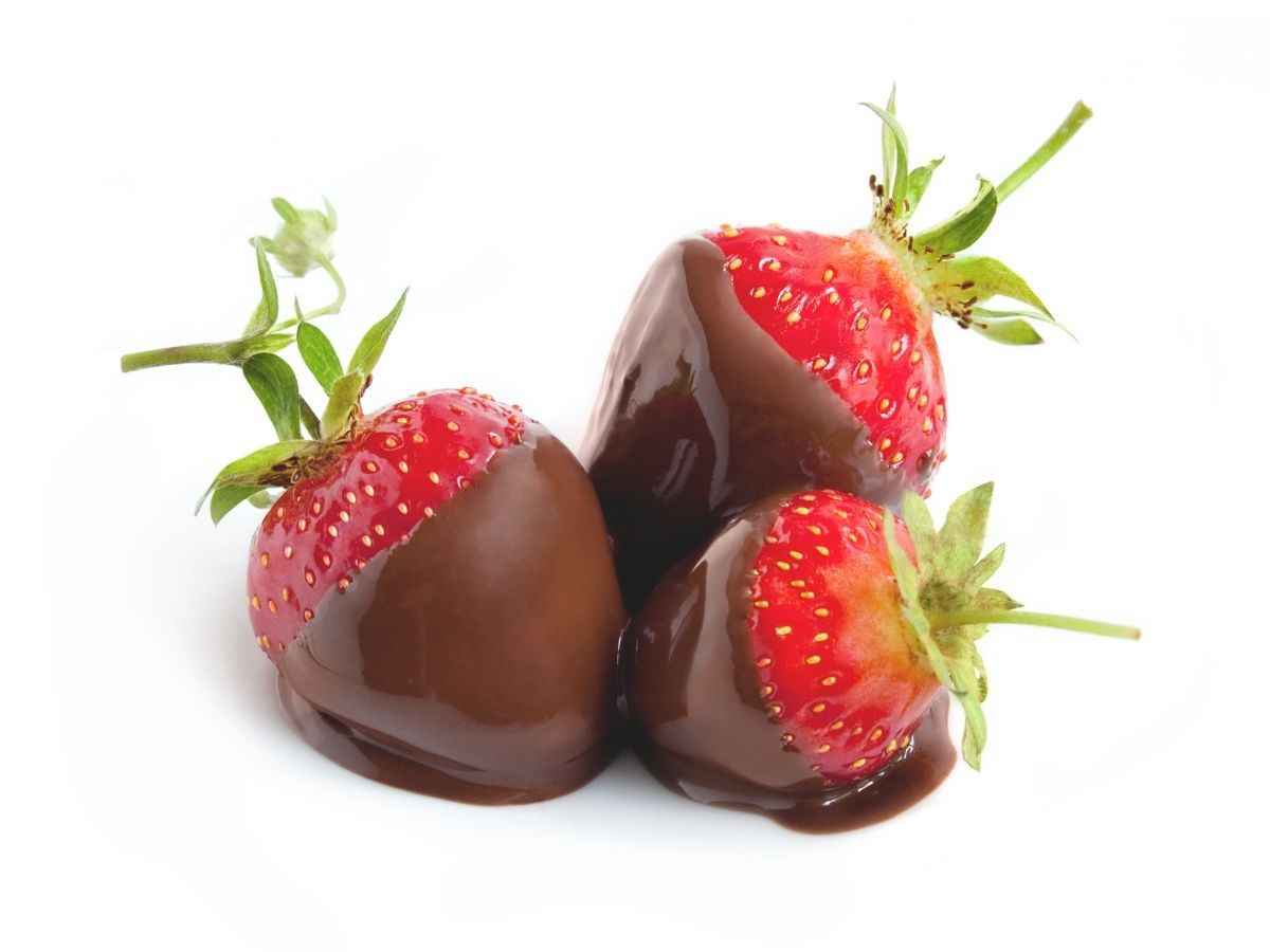 Chocolate strawberry dips