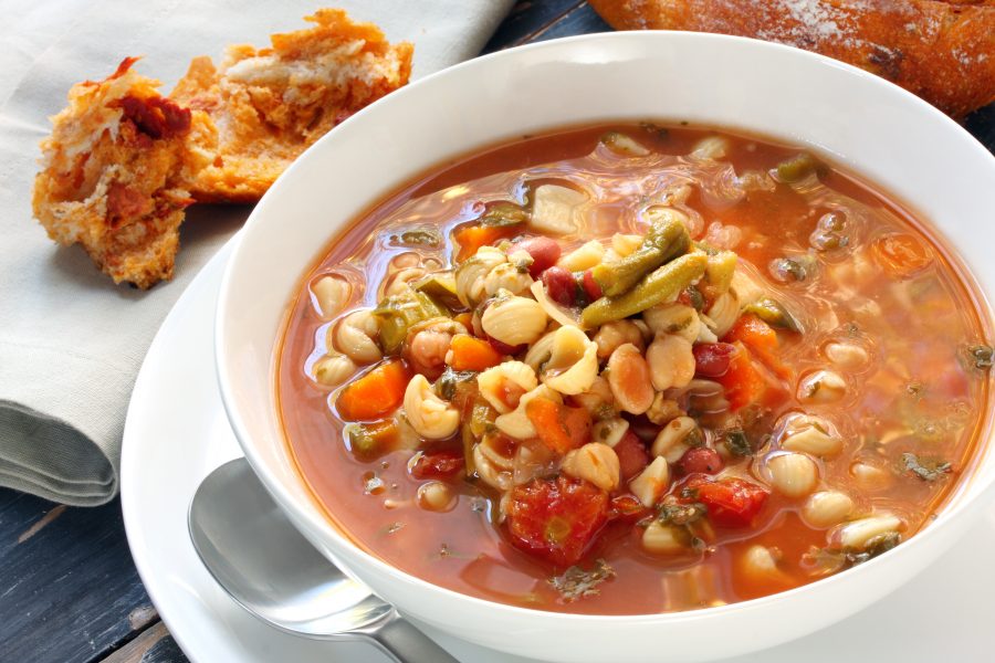 Homemade Vegetable Minestrone Soup - Motivation Weight Management