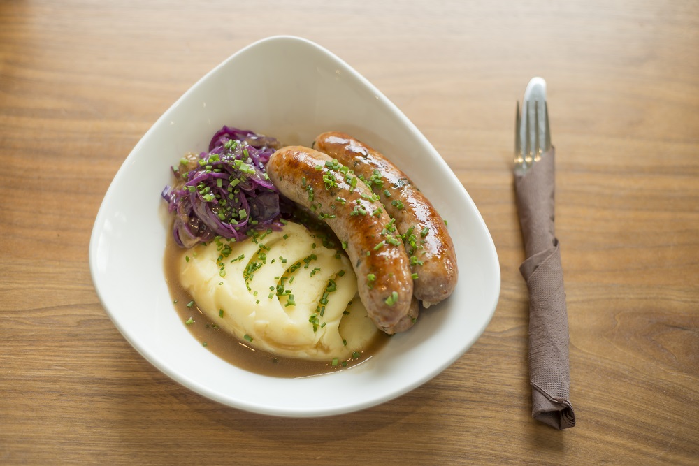 Keeping yourself warm with my take on bangers and mash