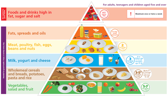 Food Pyramid Diabetes Ireland