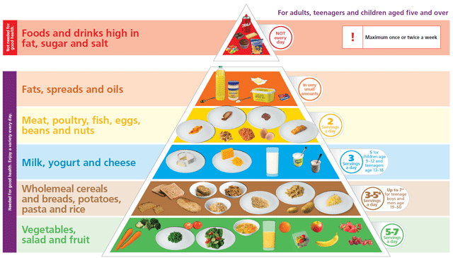 The New Food Pyramid – An Overview By Diabetes Ireland