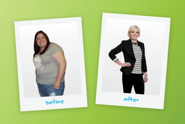 Lucy Kenneally before and after weight loss comparison