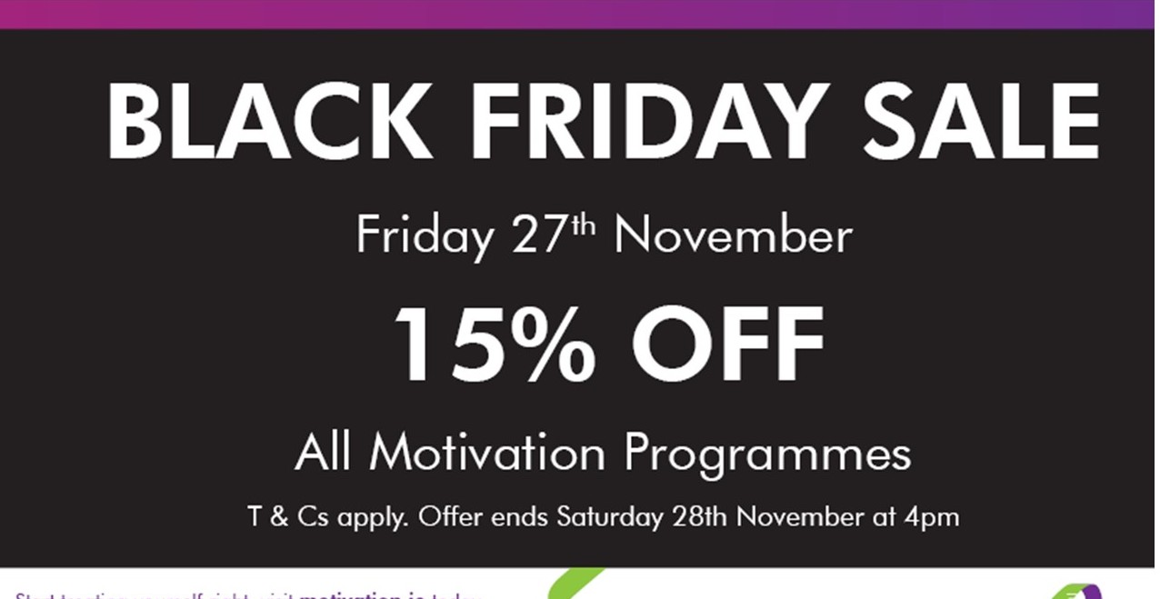 Black Friday Discount to Lose Excess Pounds