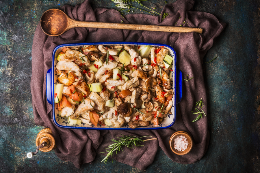Chicken tray bake