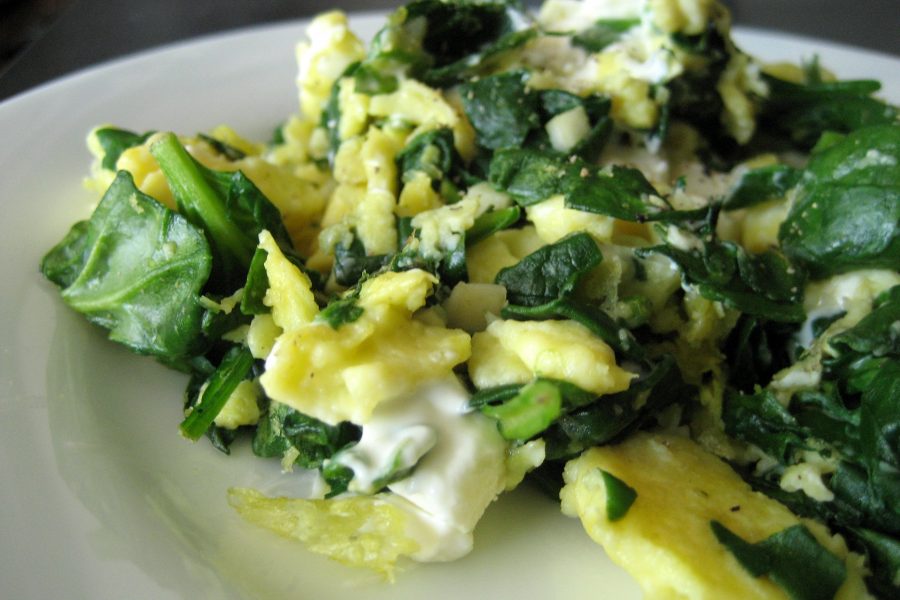 Kale Scramble Breakfast Bowl