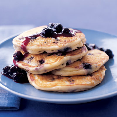 Healthy Blueberry Pancakes Recipe