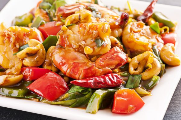 Red Peppers & Prawn Stir-Fry