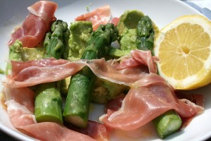 Asparagus and Parma ham