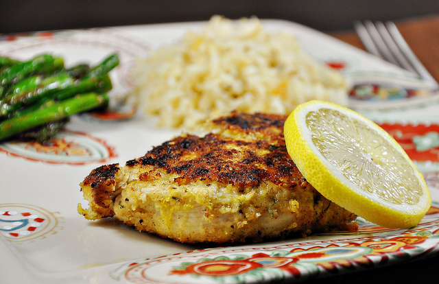 low calorie lemon and garlic chicken