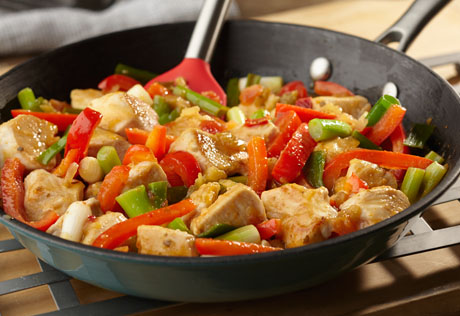 Chicken and Mixed Pepper Stir Fry