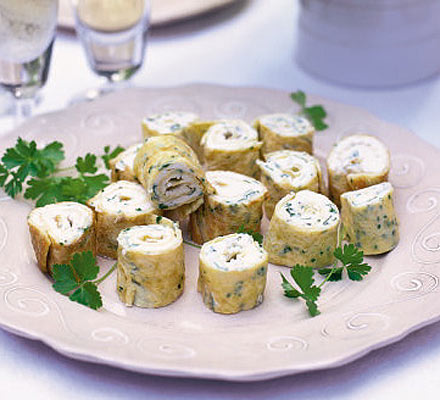 Miniature Omelettes with Ricotta