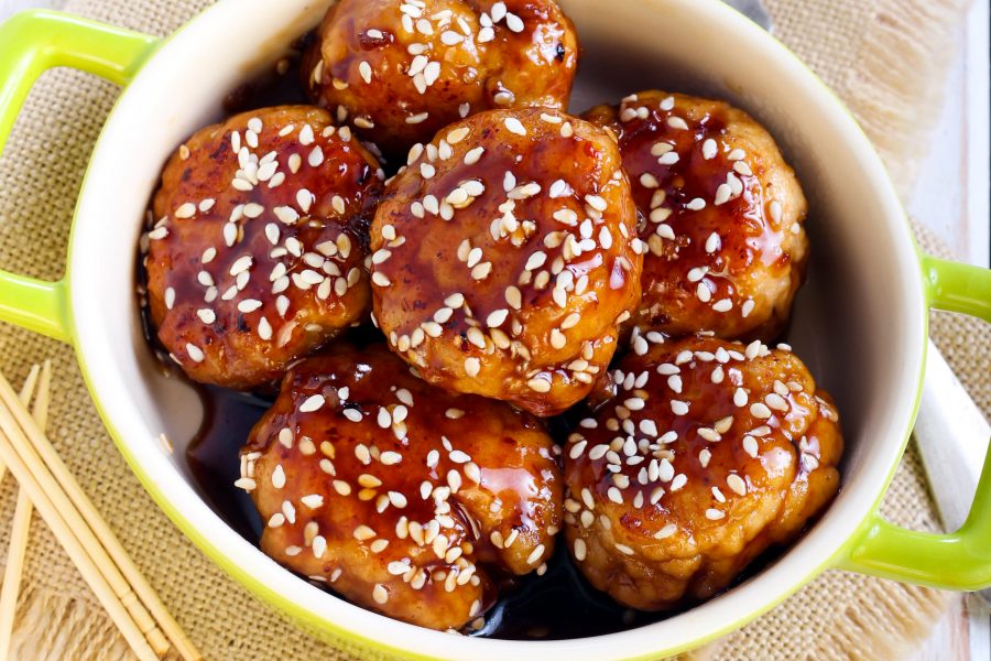 Asian Inspired Spiced Turkey Meatballs