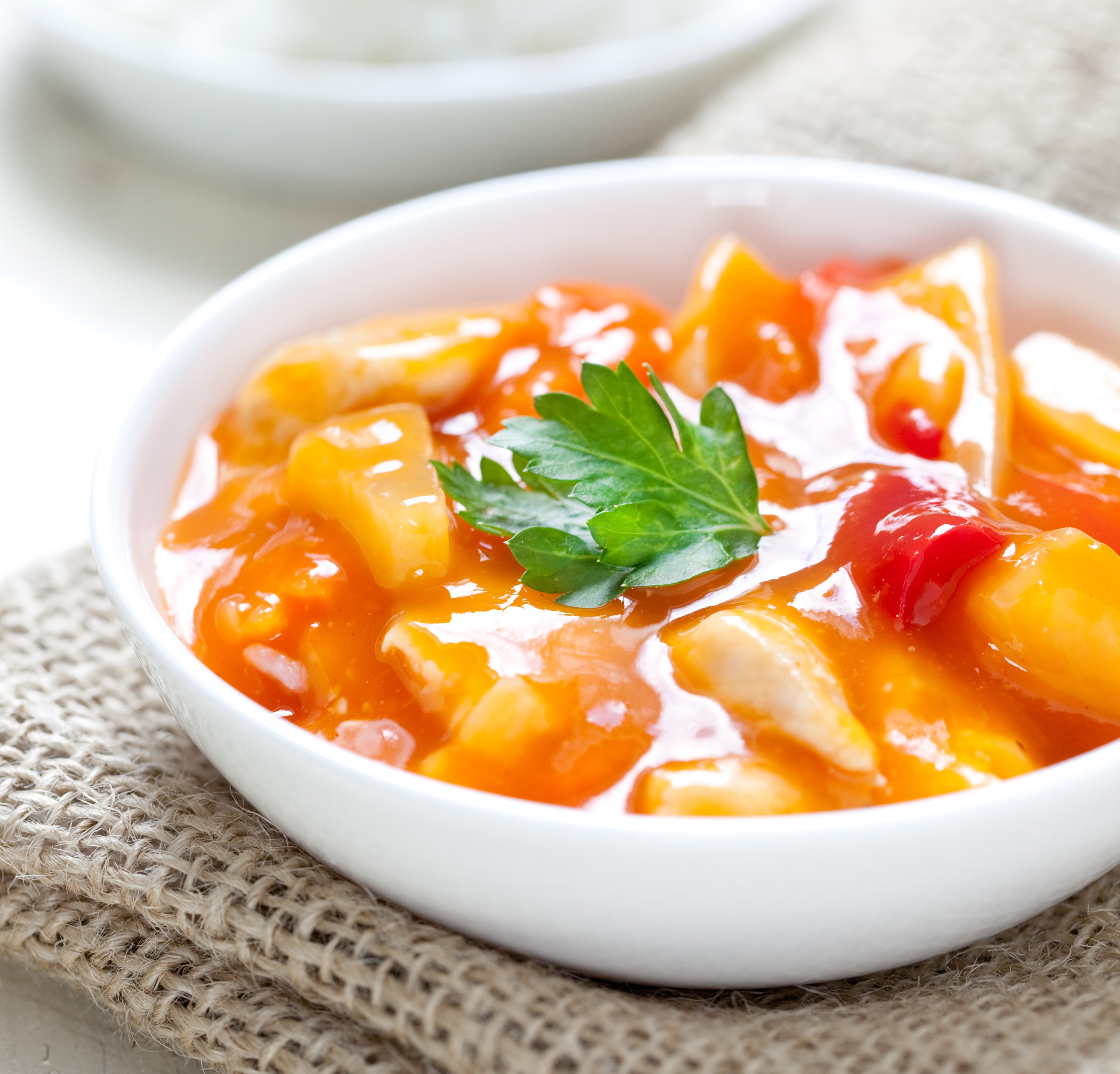 Vegan Low Sugar Sweet and Sour Tofu